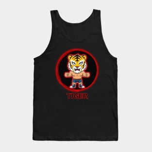 tiger wrestler Tank Top